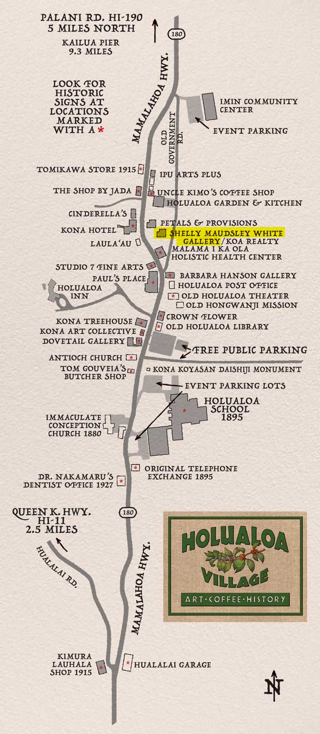 Holualoa Map